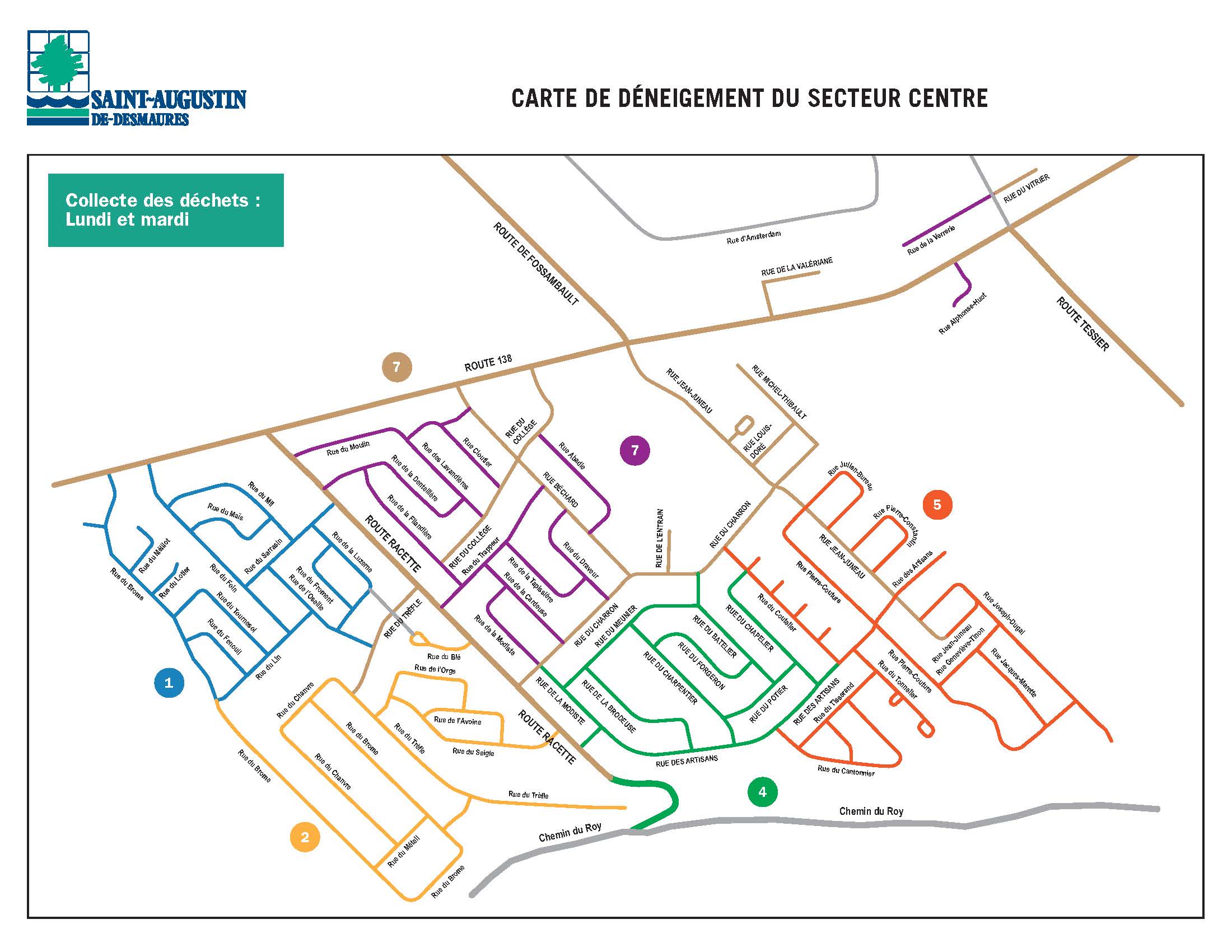 Ville de SaintAugustindeDesmaures Déneigement