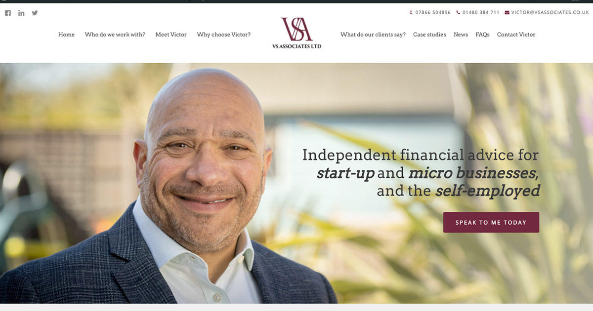 Meet Victor Independent Financial Advisor VS Associates