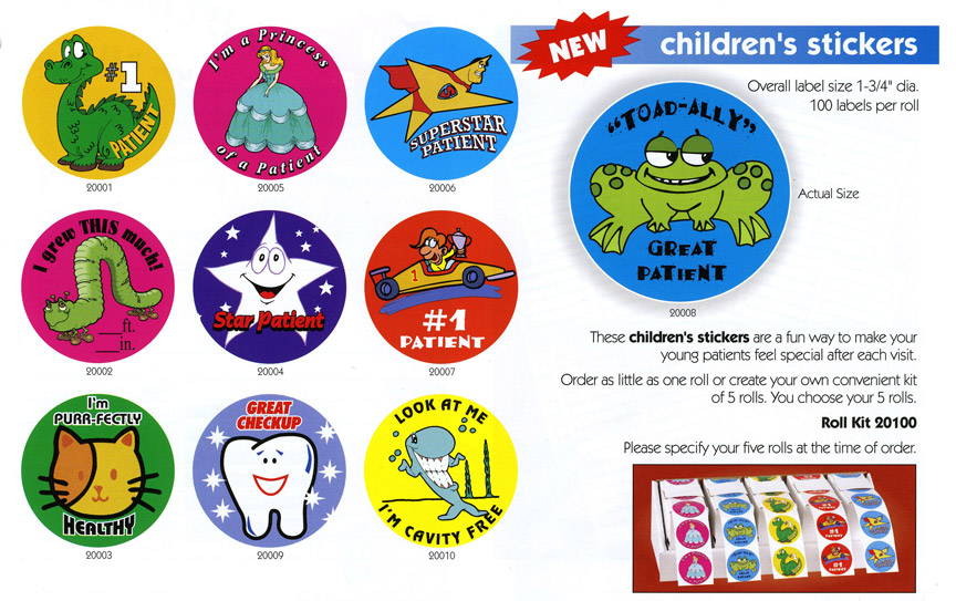 Children’s Stickers Visible Systems