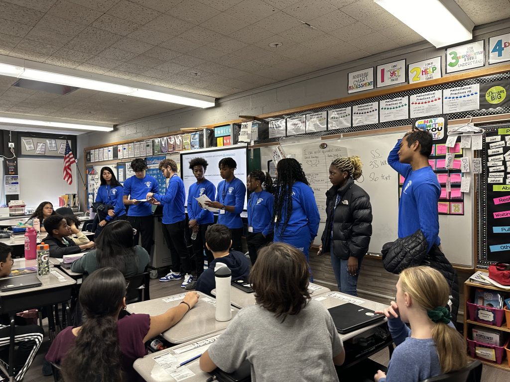 Central High School’s Athletes Helping Athletes Club Visits Wheeler