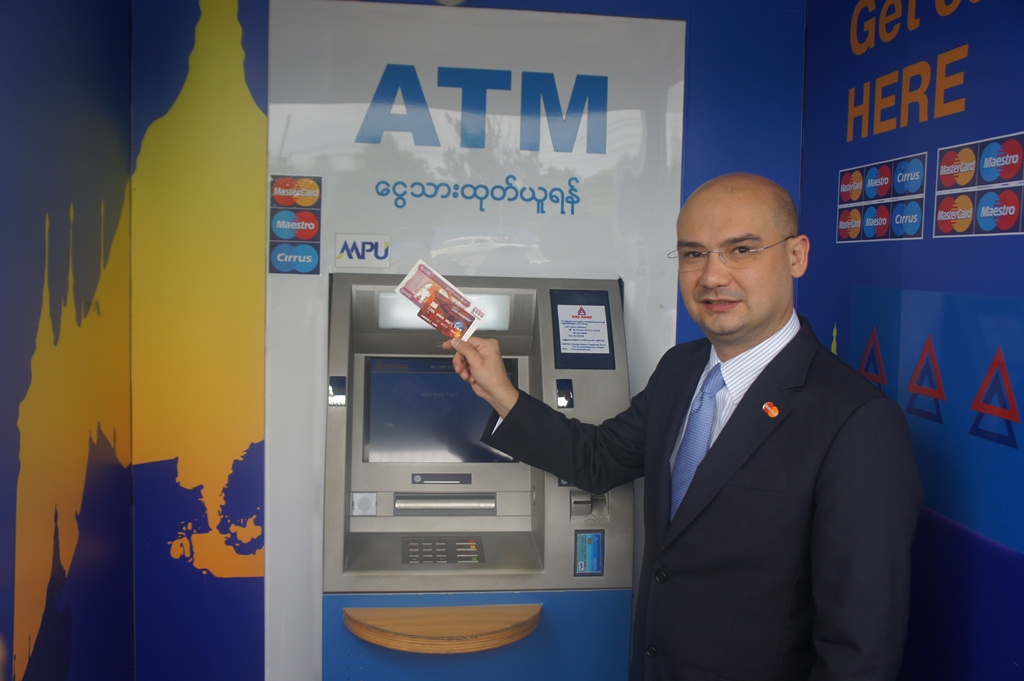 Myanmar’s KBZ Bank now accepts MasterCard at its ATMs