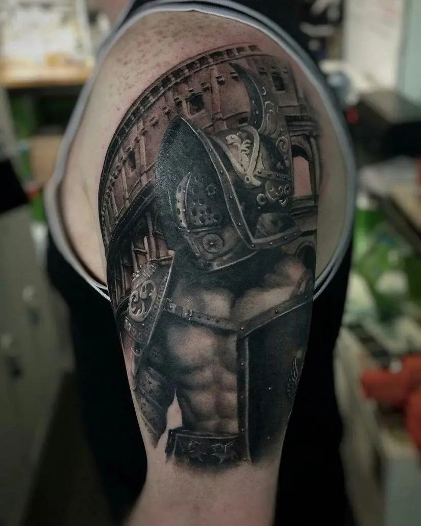 Tattoo Ea Gladiator: Litlhaloso Tse 4, Linepe Tse 46 Le Metako E Metle Ka Ho Fetisisa 1030_x_825_jpg