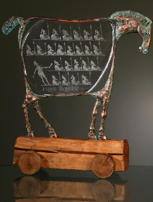 Trojan Horse Art Kaleidoscope