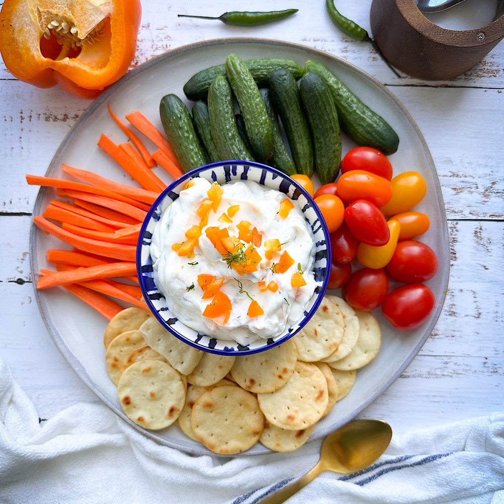 5 minute Dill & Pepper Dip Sour Cream Dip vspiceroute