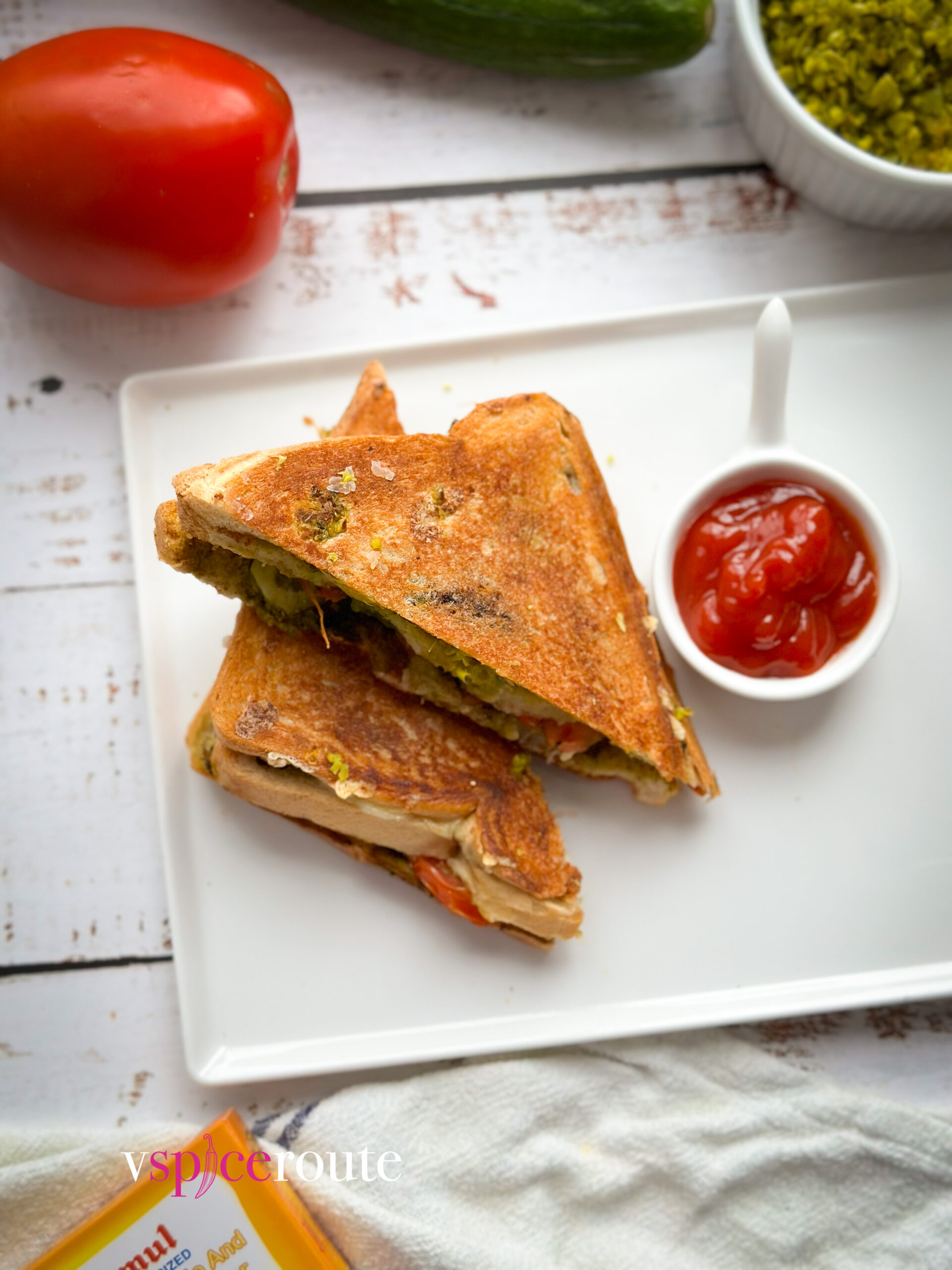 Lilva Toastie High Protein stuffed Sandwich vspiceroute