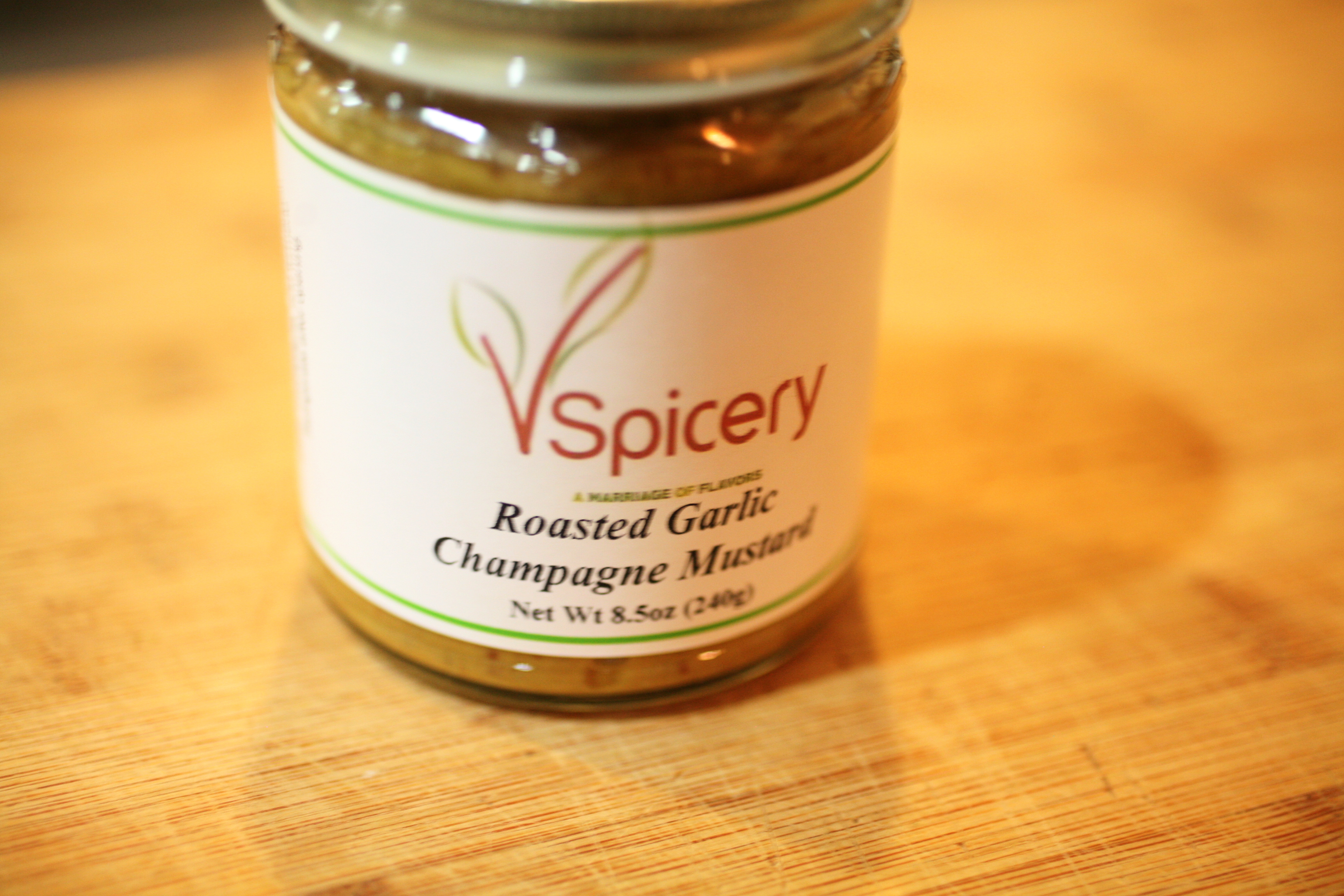 Roasted Garlic Champagne Mustard