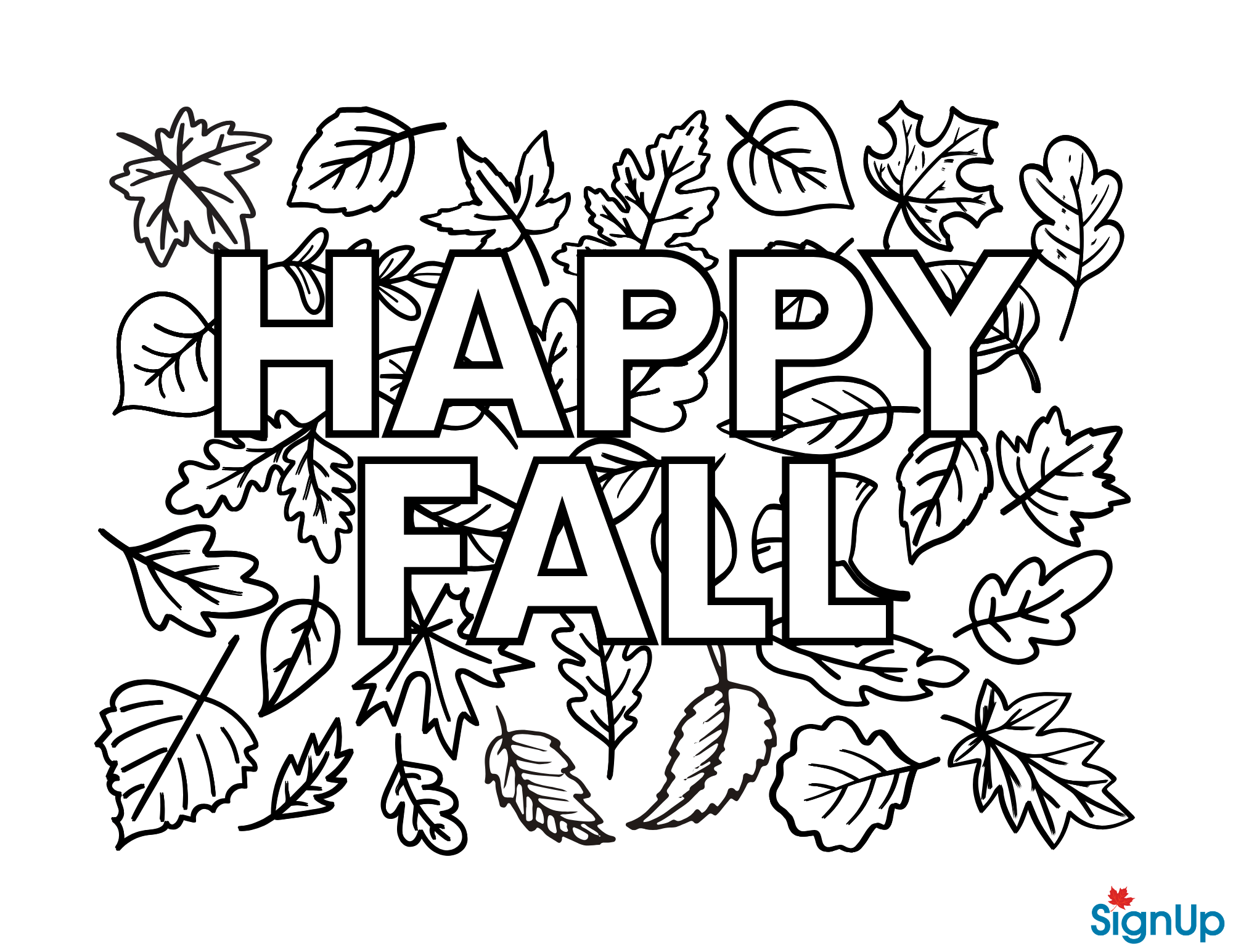 Fall Activity Sheets & Coloring Pages