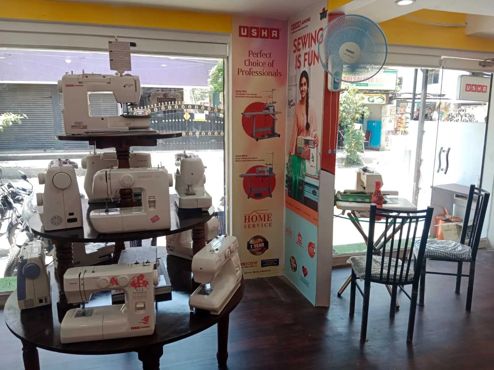 Sewing Machine Showroom in Chennai VS Sewing Machine