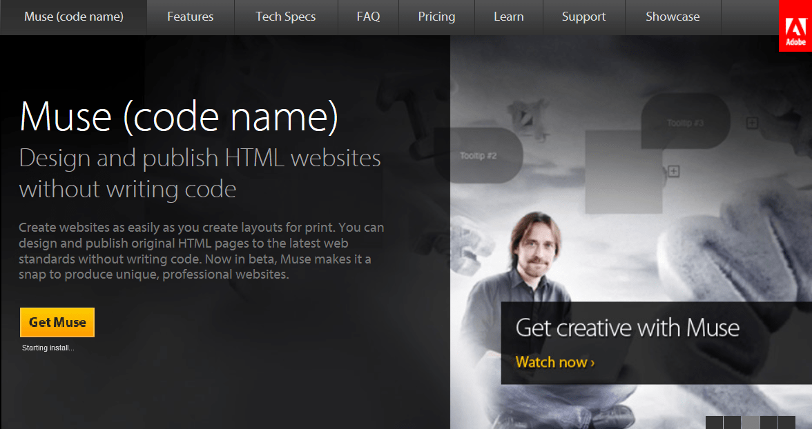 Website Design in Adobe Muse VSTorrent