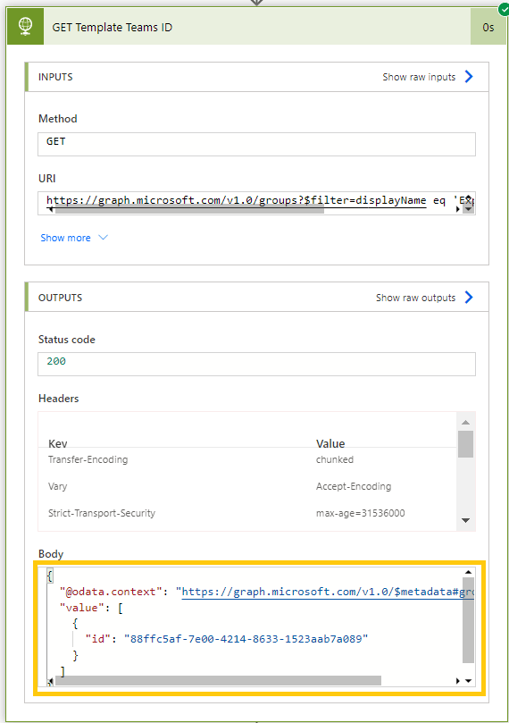 Power Automate How to create Microsoft Teams from Template Teams using