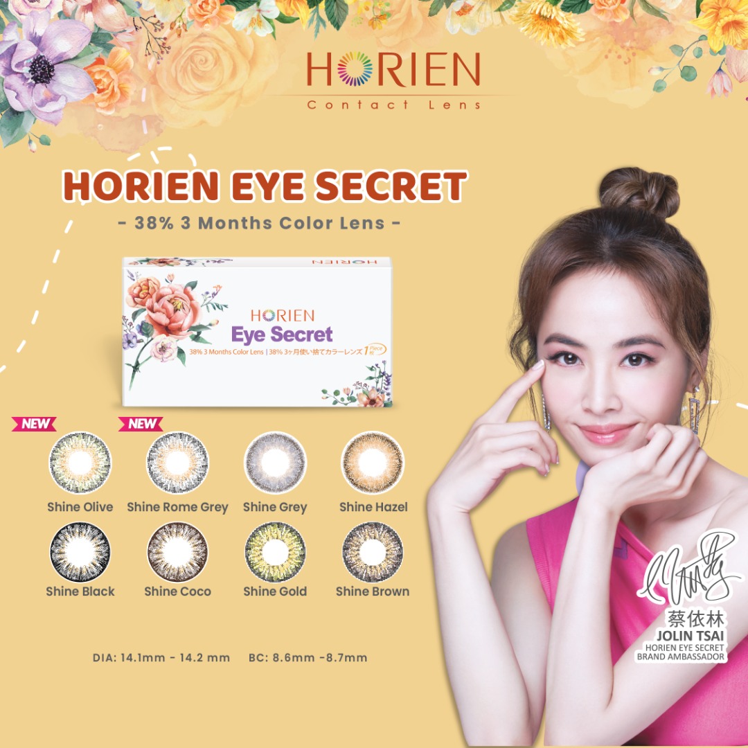 ***PROMO***Horien Eye Secret 38 3 Months Color (1 PIECE ONLY) V