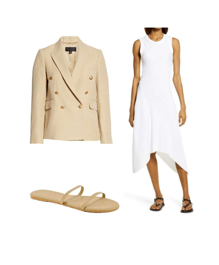 How To Wear A Blazer With A Maxi Dress VSTYLE