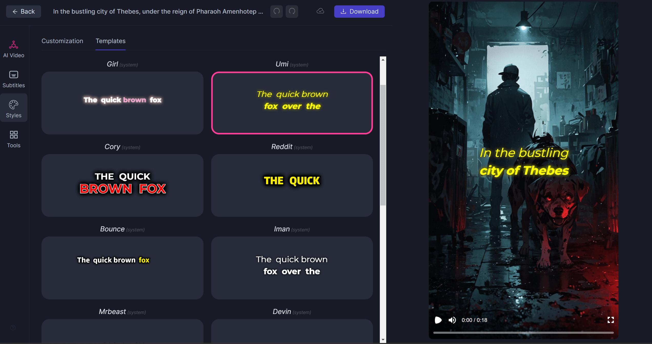 We are building many short video automation tools