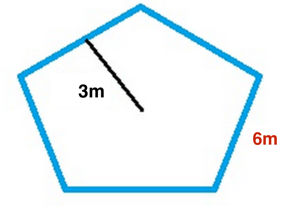 How to find the area of a pentagon High School Math