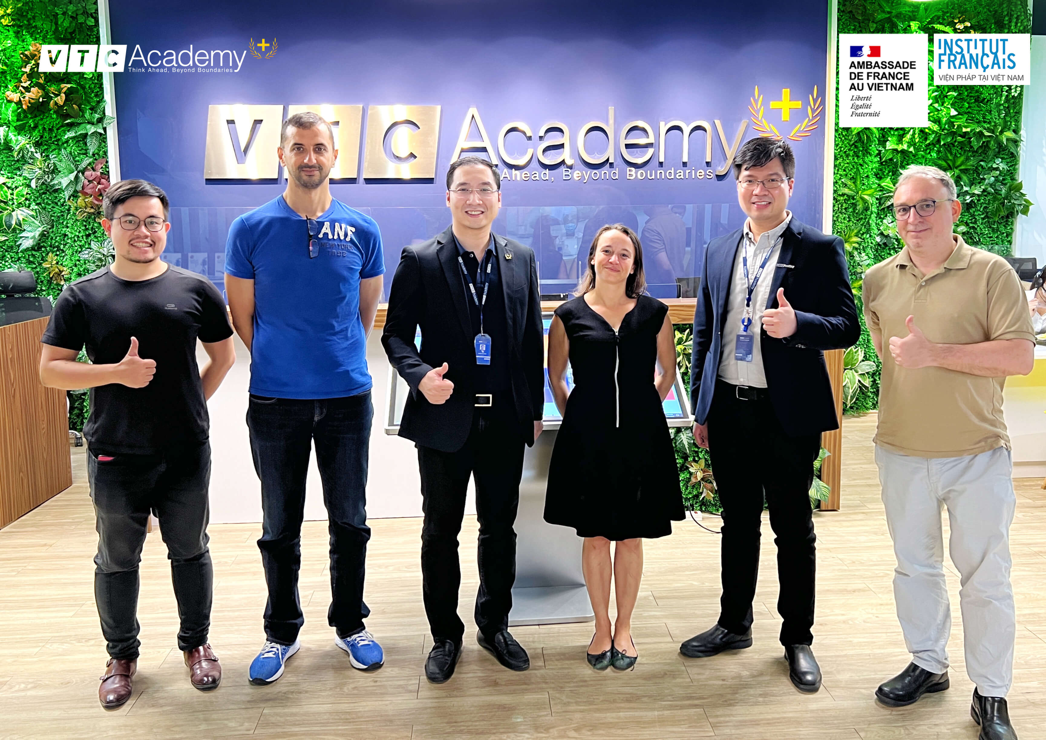 VTC Academy honorably the delegation of The French Embassy and