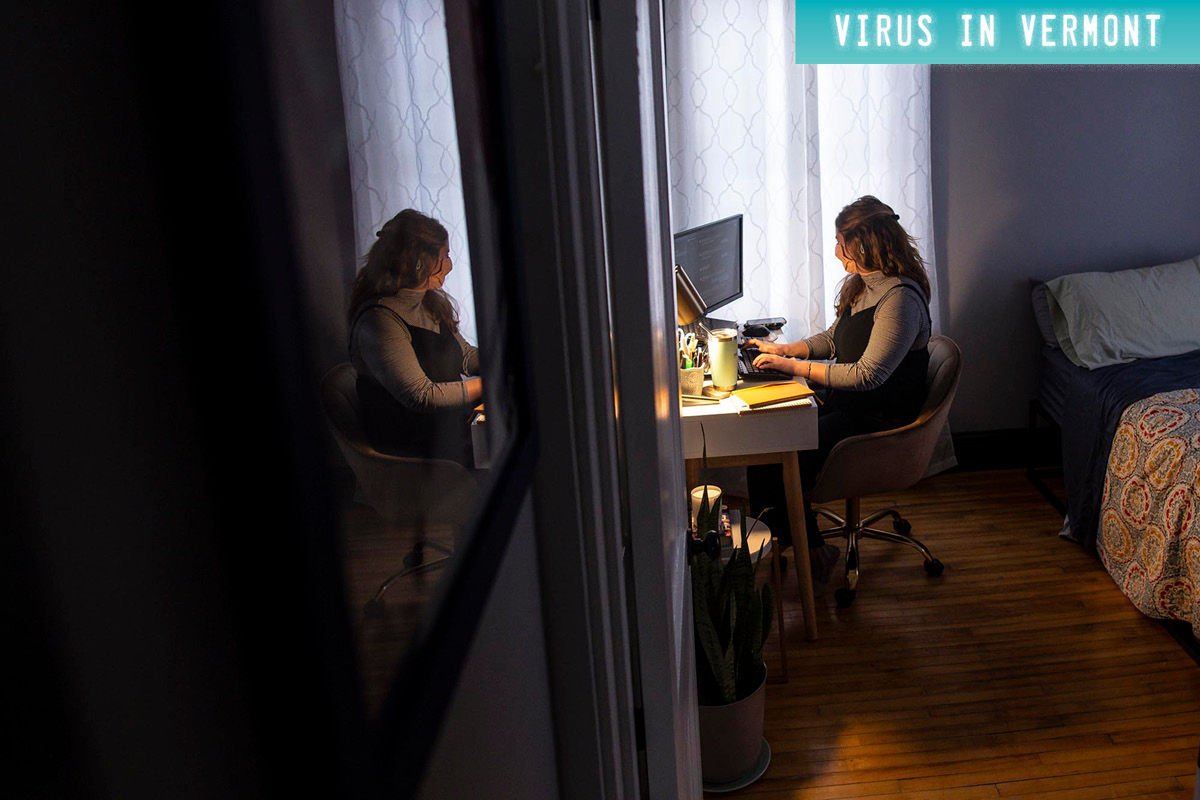 Virus in Vermont Remote work explodes as many businesses shut down