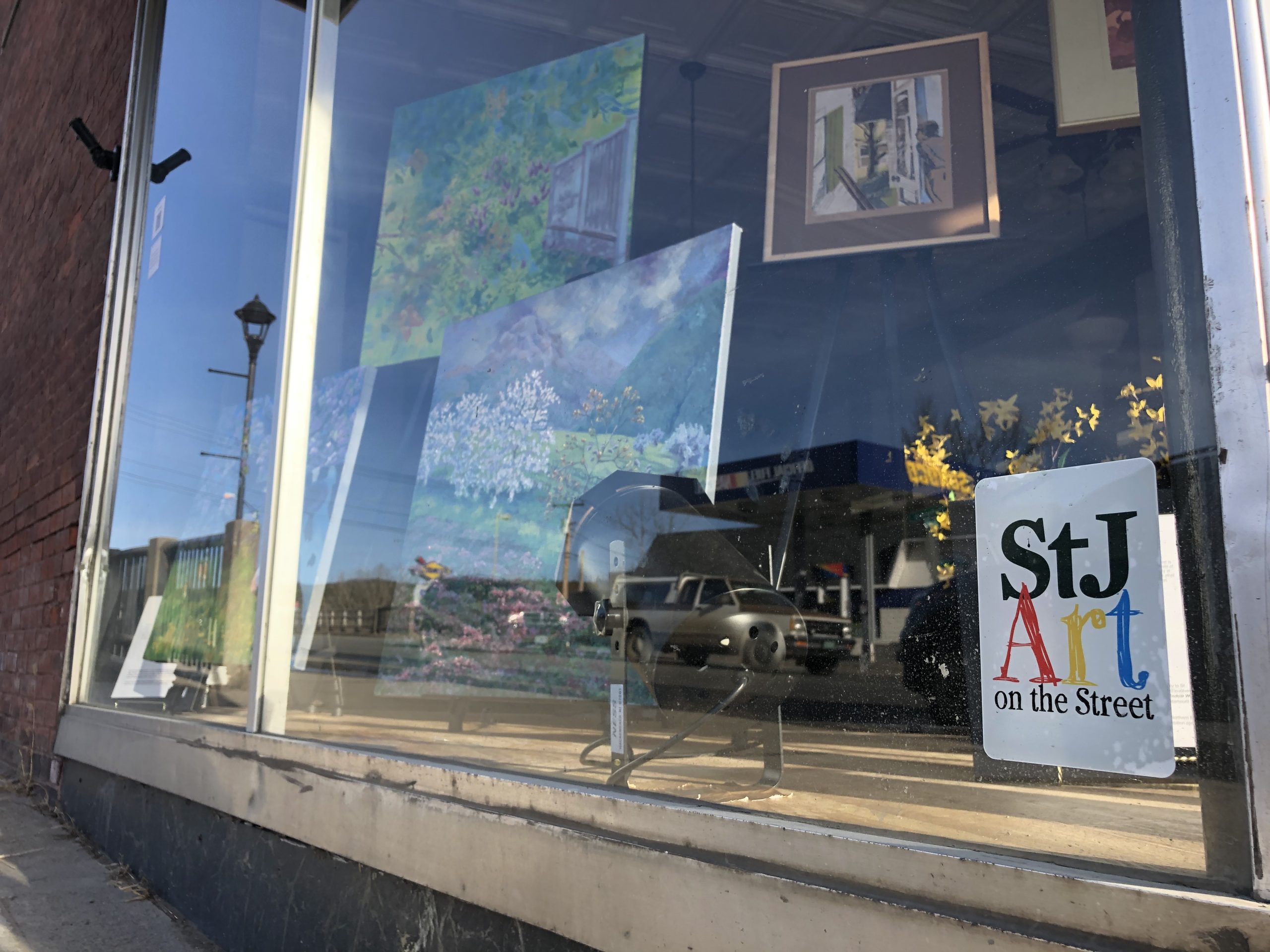 Empty storefronts feature art exhibits in downtown St. Johnsbury VTDigger