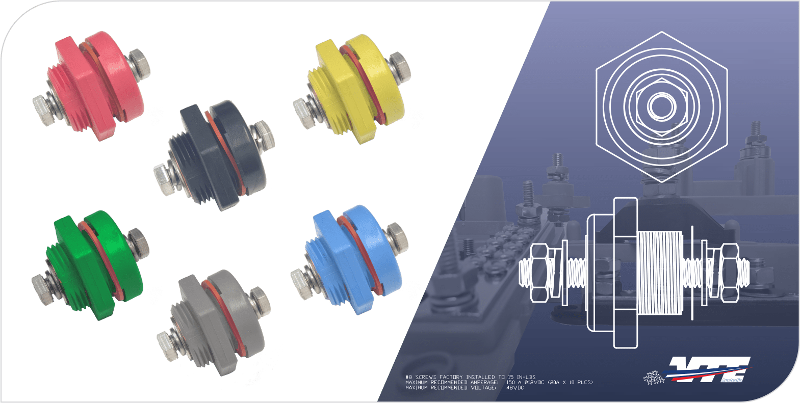 Internal Thread Copper Core Power Bushing (ICB) VTE Australia