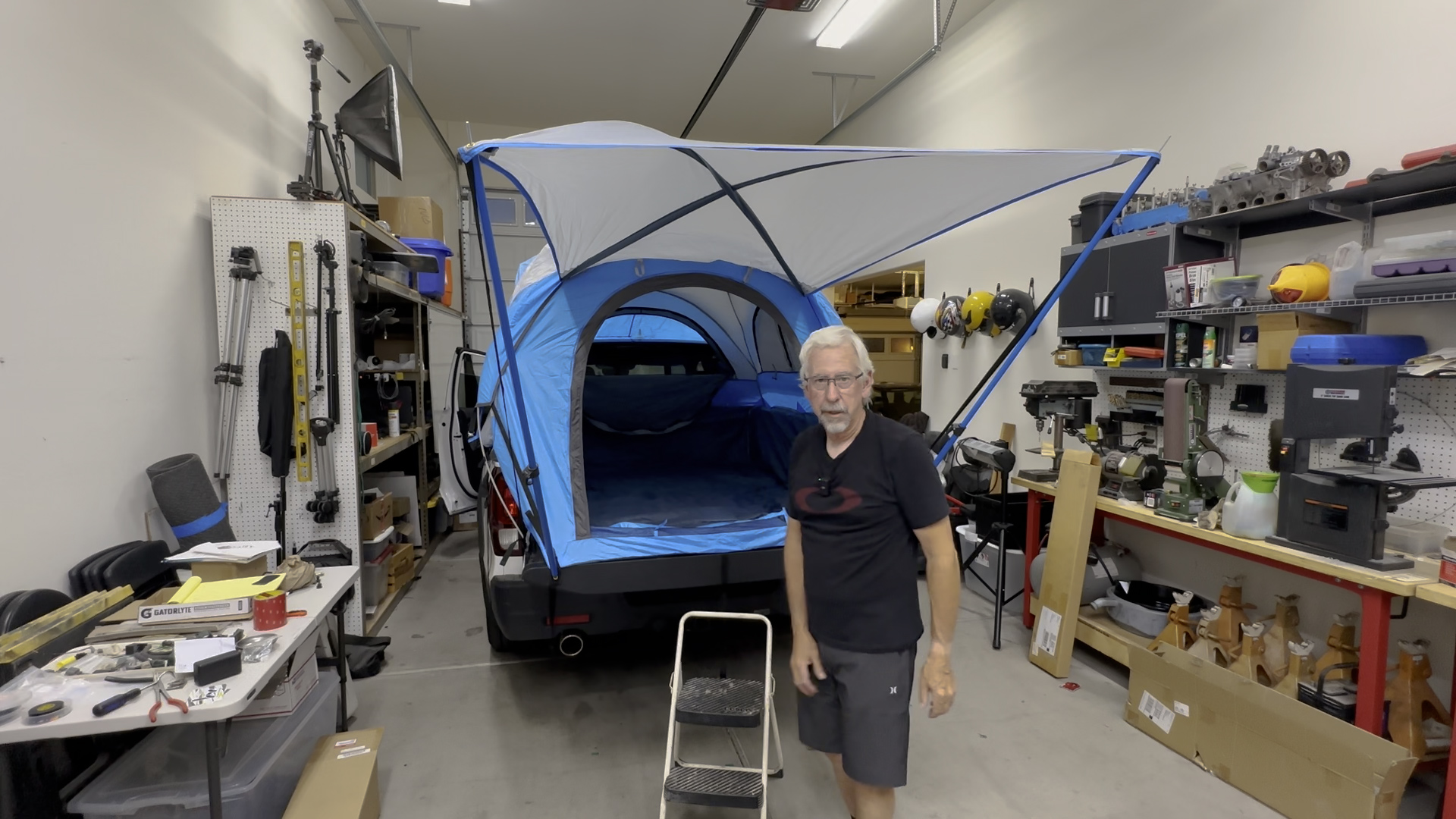 Second Generation Honda Ridgeline Bed Tent Setup VTEC Academy