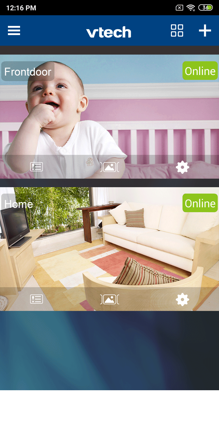 Enter Event Log (Android & iOS) RM5752 VTech