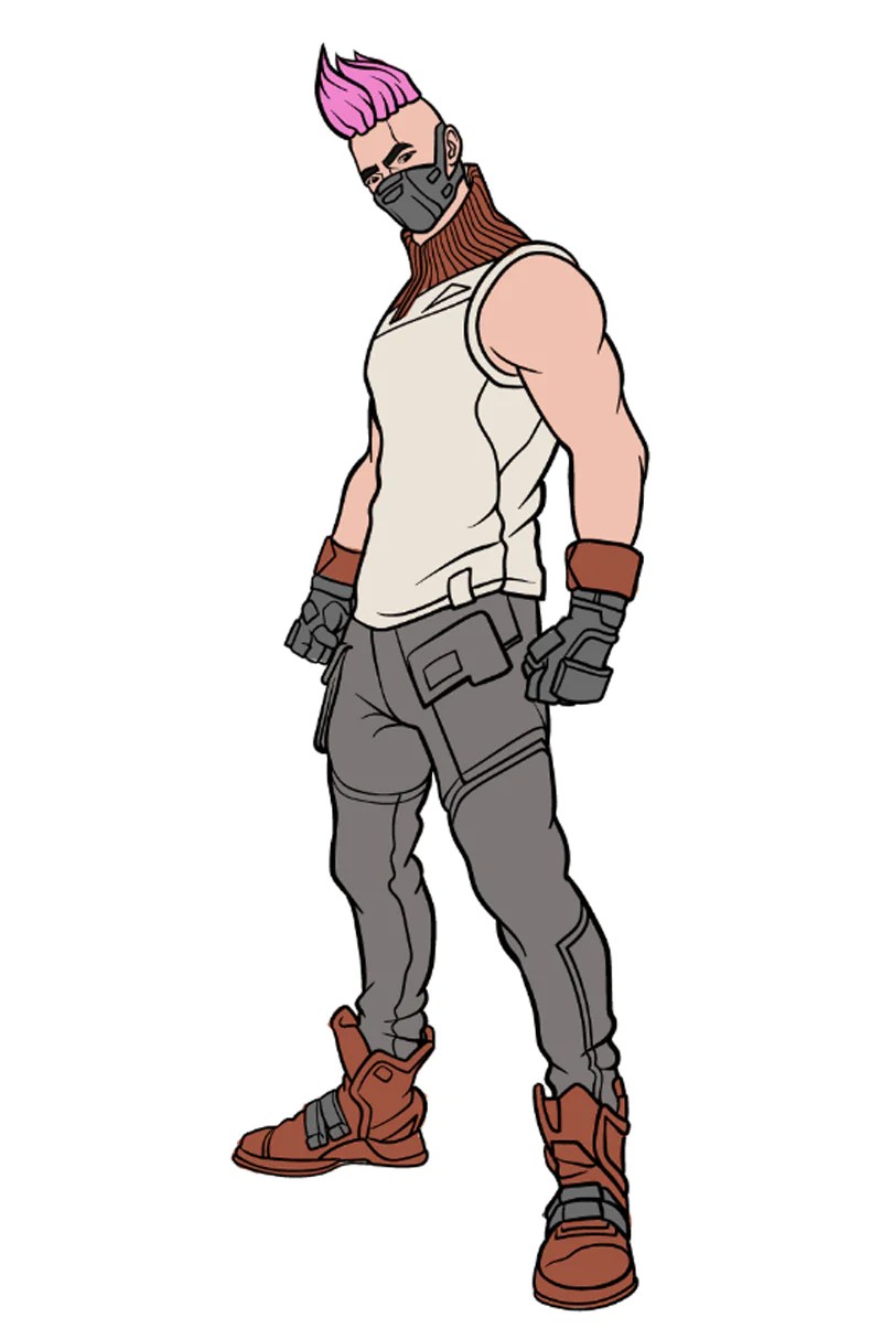 как рисовать фортнайт поэтапно