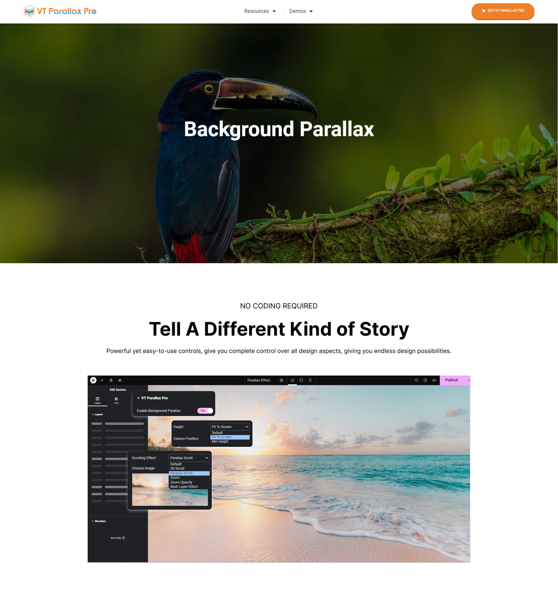 Parallax Effect VT Parallax Pro