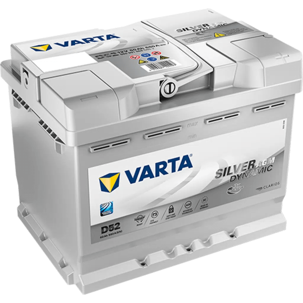 Varta Silver Dynamic Agm AGM Battery. D52. 60Ah 680A(EN) 12V. Box L2