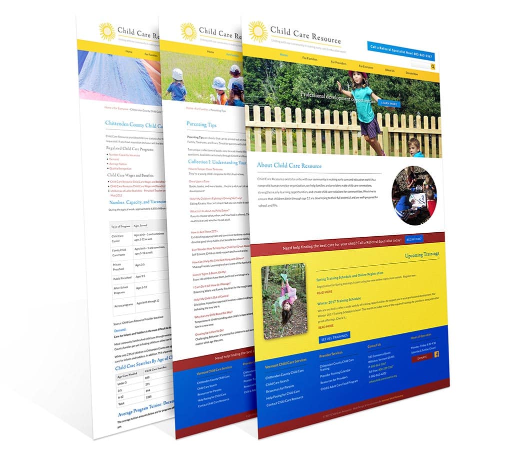 Child Care Resource VT  Marketing