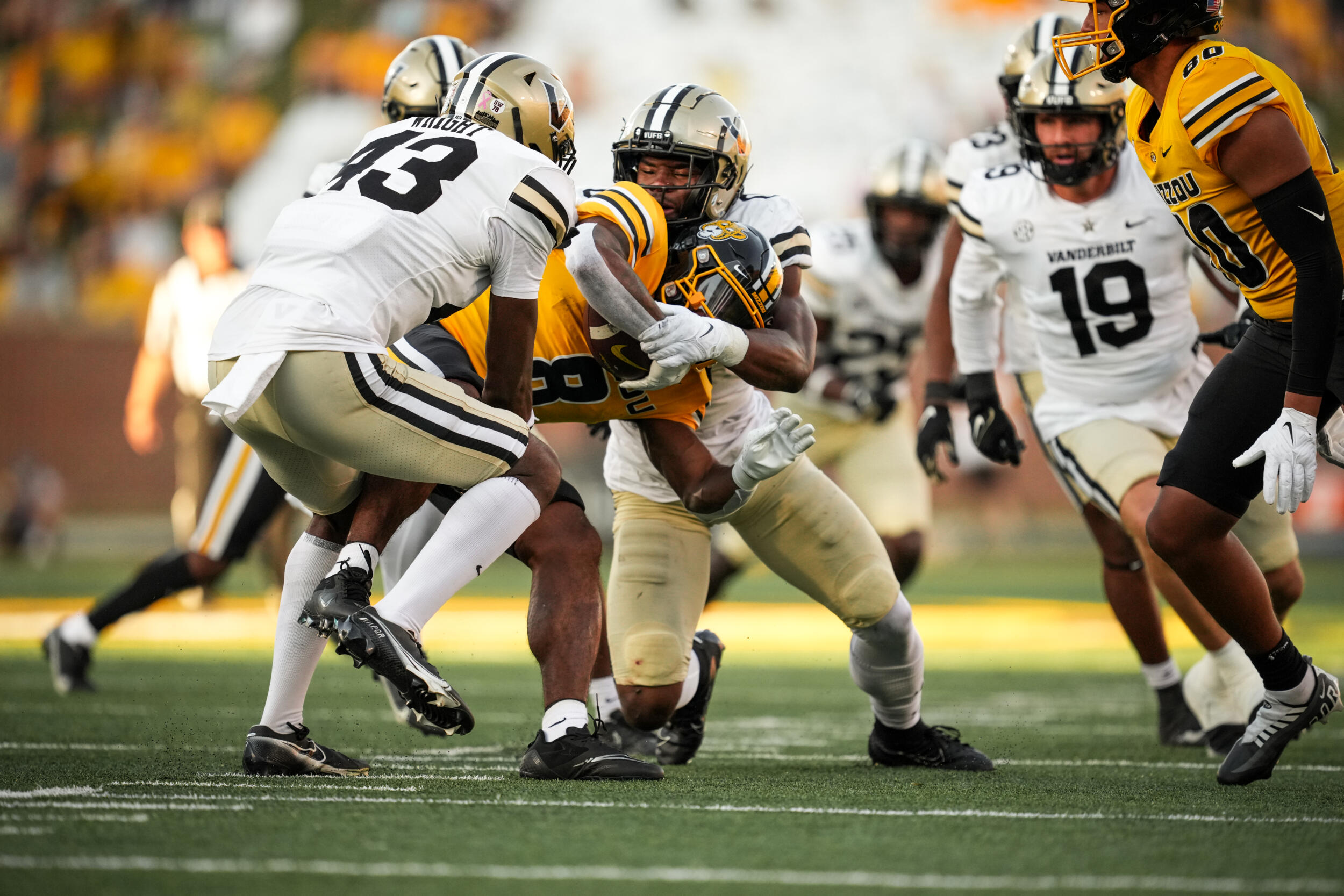 Vanderbilt Football Defensive Battle Goes Missouri's Way