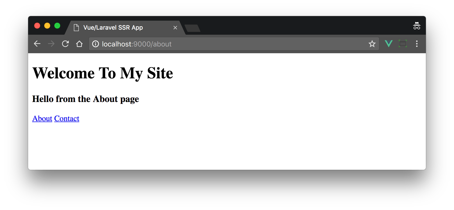 Advanced ServerSide Rendering With Laravel & Vue MultiPage App Vue