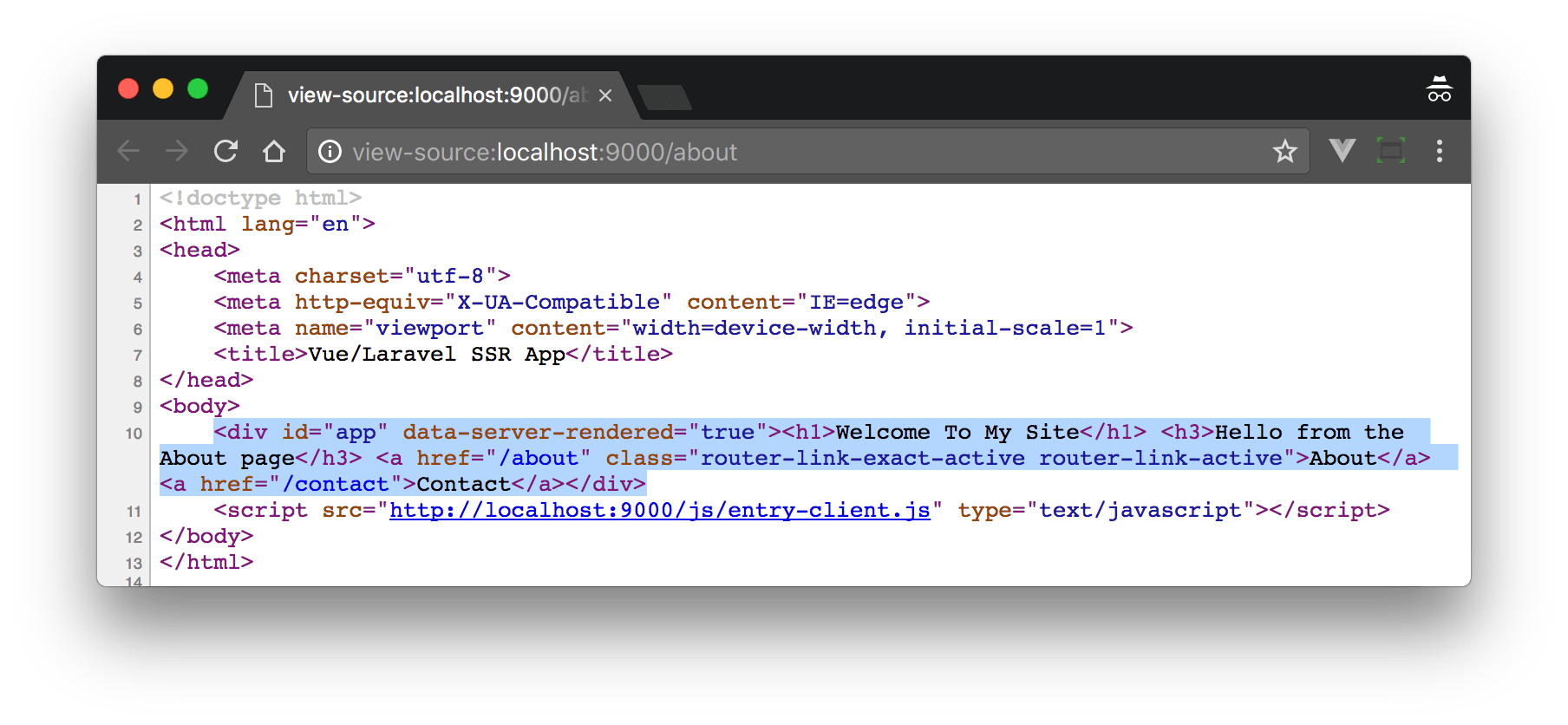 Advanced ServerSide Rendering With Laravel & Vue MultiPage App Vue