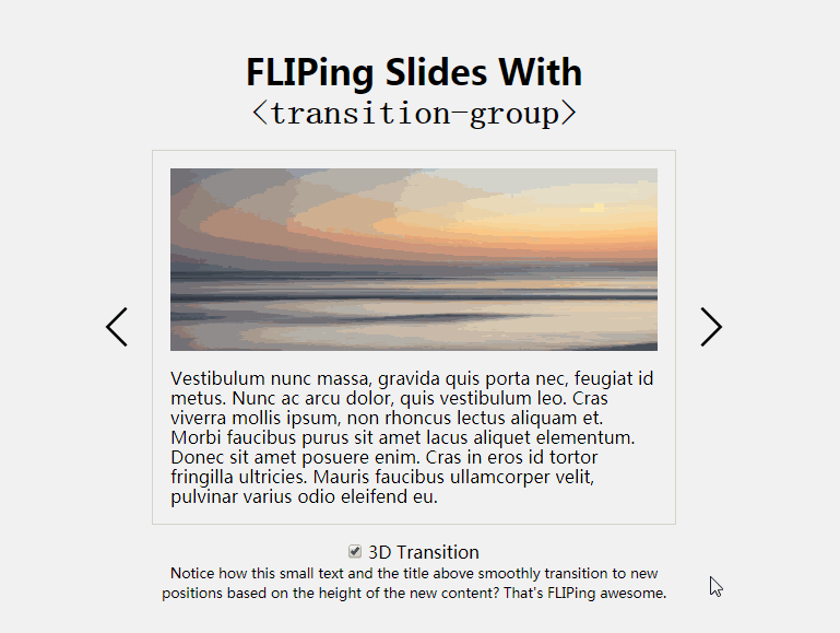 FLIPing slides with Vue.js