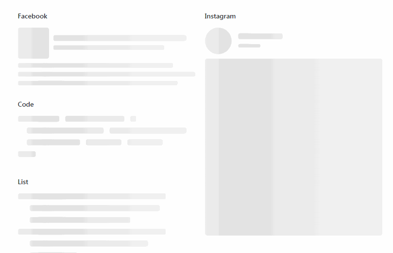 Vue Component To Easily Build Svg Loading Cards Facebook Like Laptrinhx