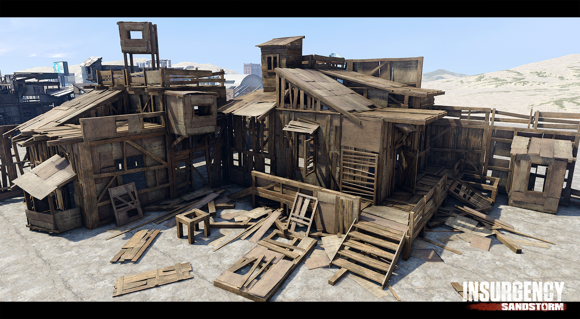 Modular WoodShack Kit Insurgency Sandstorm Vuk Banovic