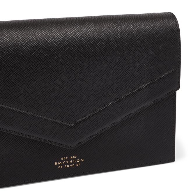 Panama Envelope クロスボディバッグ / ブラック ヴァルカナイズ・ロンドン