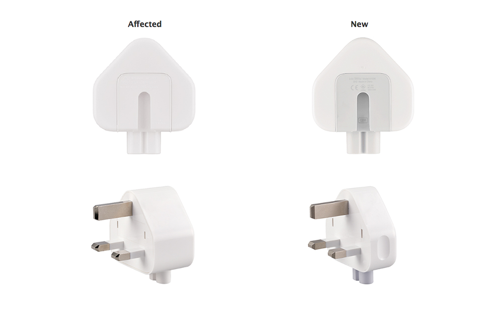 Apple Recalls Its AC Wall Adapters In Light Of Electric Shock Risk