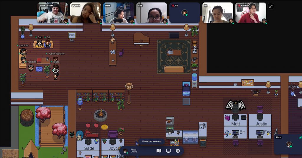 [Review] Gather.town virtual meeting site's features for team