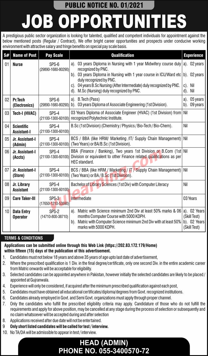 Advertisement of Public Sector Organization Jobs March 2021 PAEC Apply