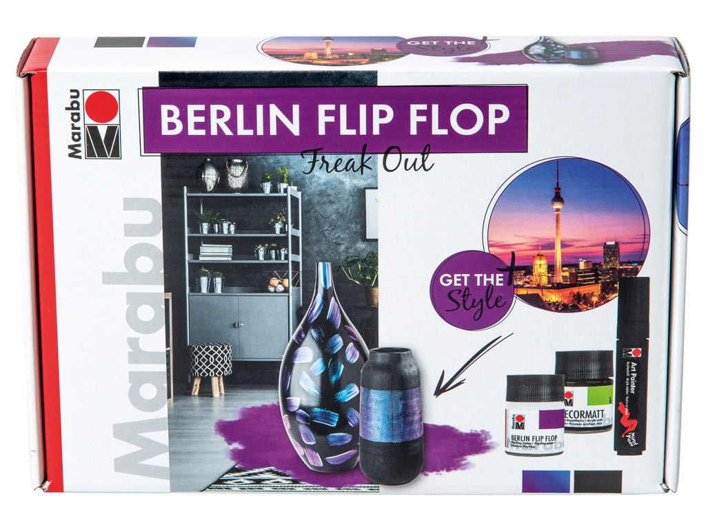 Colour flop specialeffect paint set Marabu Berlin Flip Flop Vunder