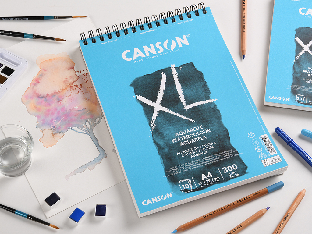 Watercolour pad Canson XL Aquarelle Vunder