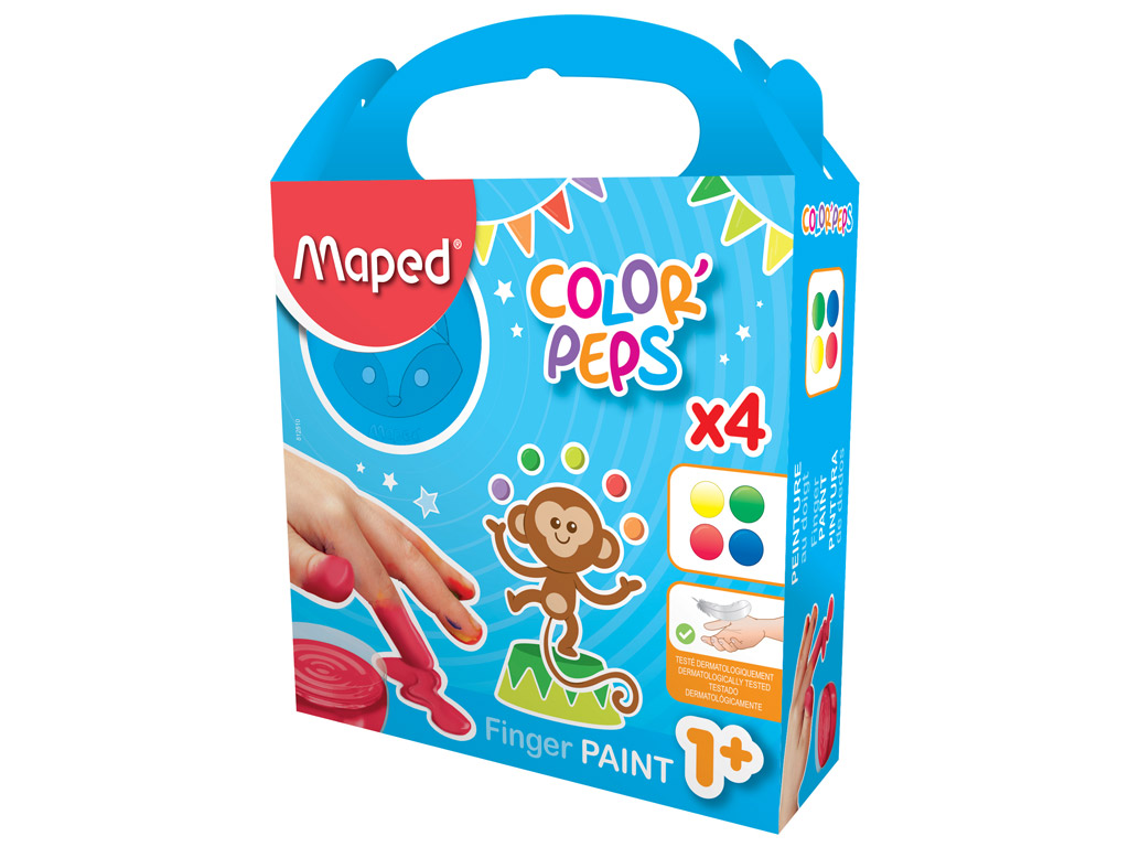 Finger paint set Maped Color'Peps Early Age Vunder