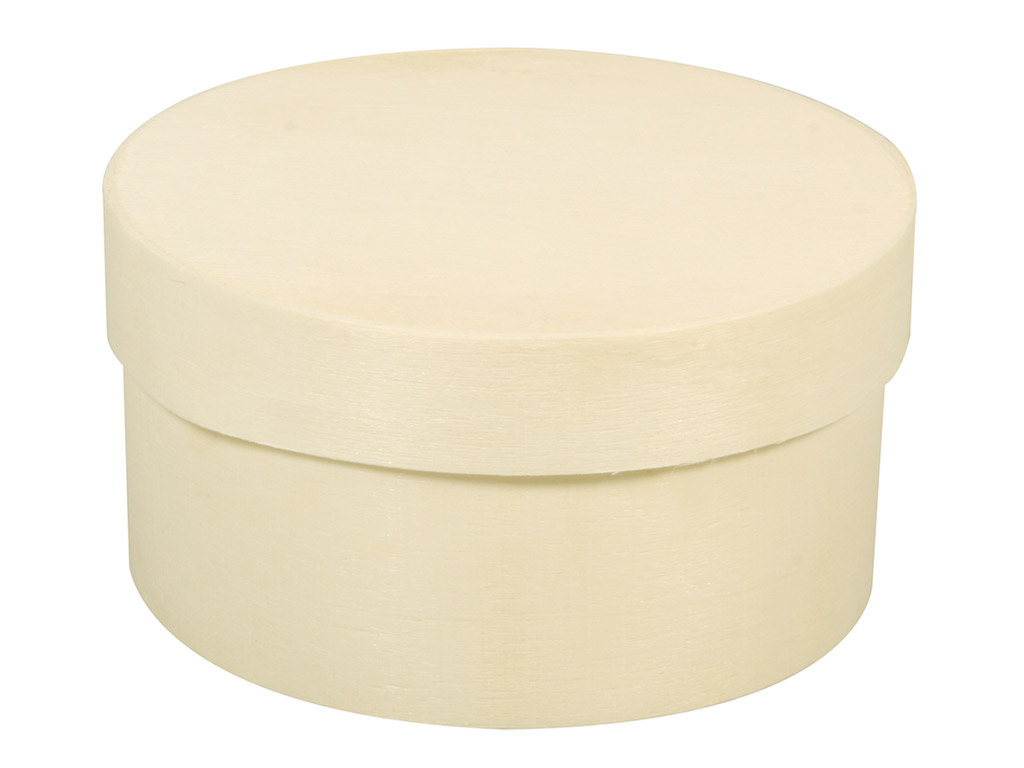 Wooden chip box Rayher round Vunder