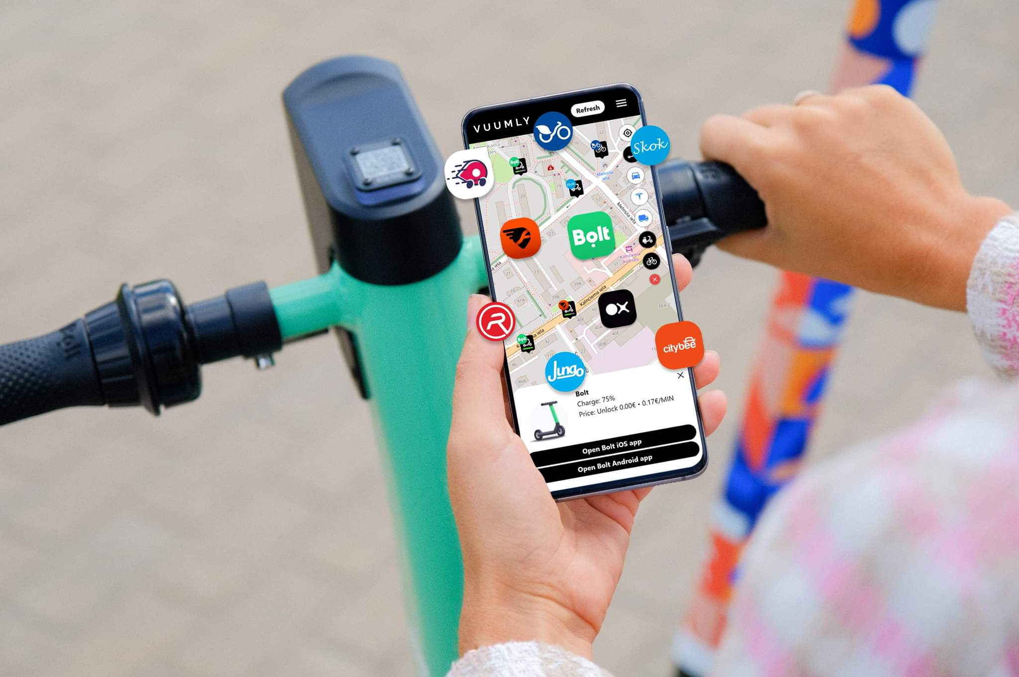 All shared transportation devices in one app VUUMLY