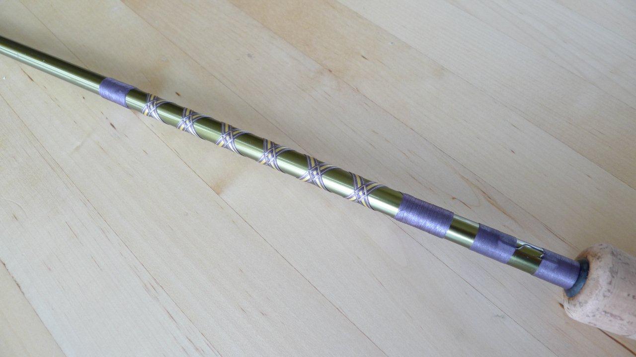 Diamond Wrap Homemade Custom 9ft Fly Rod Fishing Rod Craft VW BLVD And Other Stuff…
