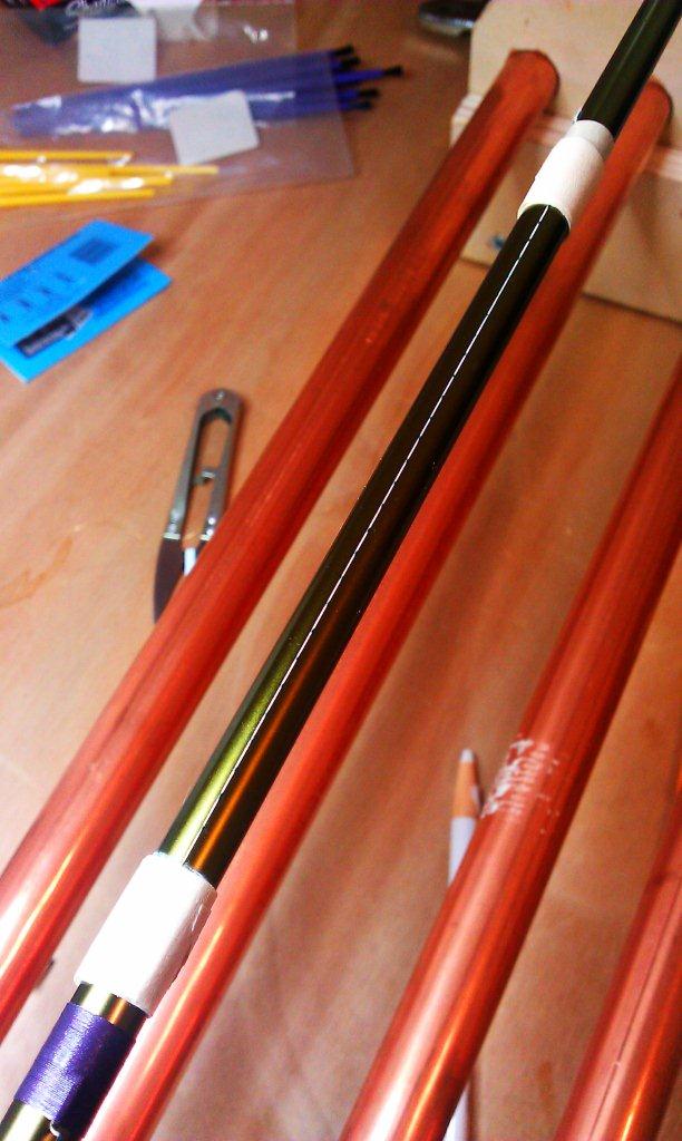 Diamond Wrap Homemade Custom 9ft Fly Rod Fishing Rod Craft VW BLVD And Other Stuff…