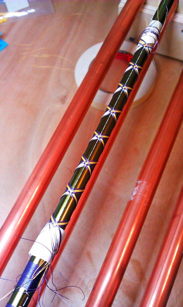 Diamond Wrap Homemade Custom 9ft Fly Rod Fishing Rod Craft VW BLVD And Other Stuff…