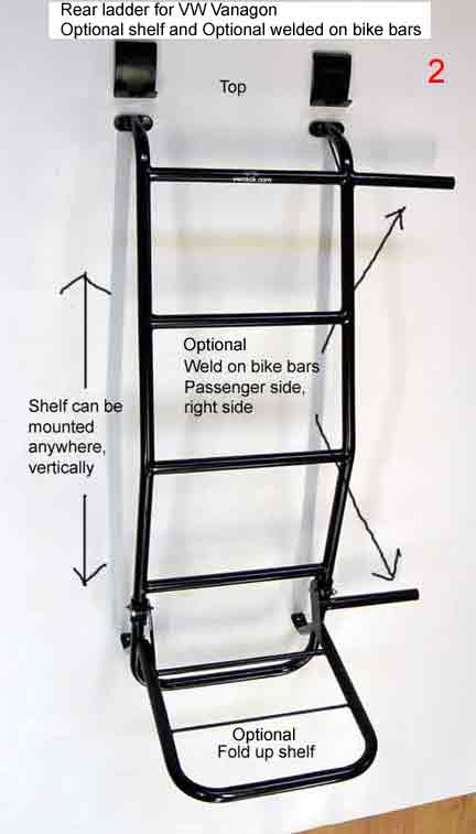 Fold Up Shelf Vanagon Ladder