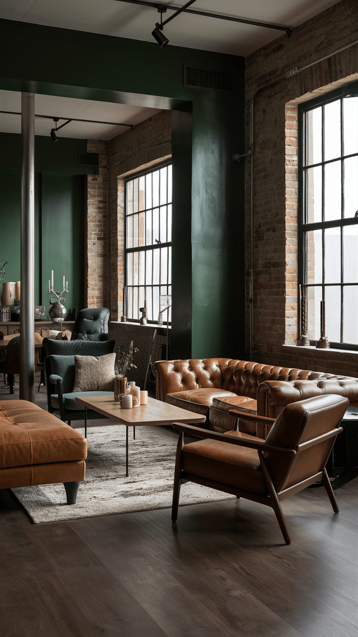 46 Dark Green Living Room Ideas Dark Green Color Schemes, Accent