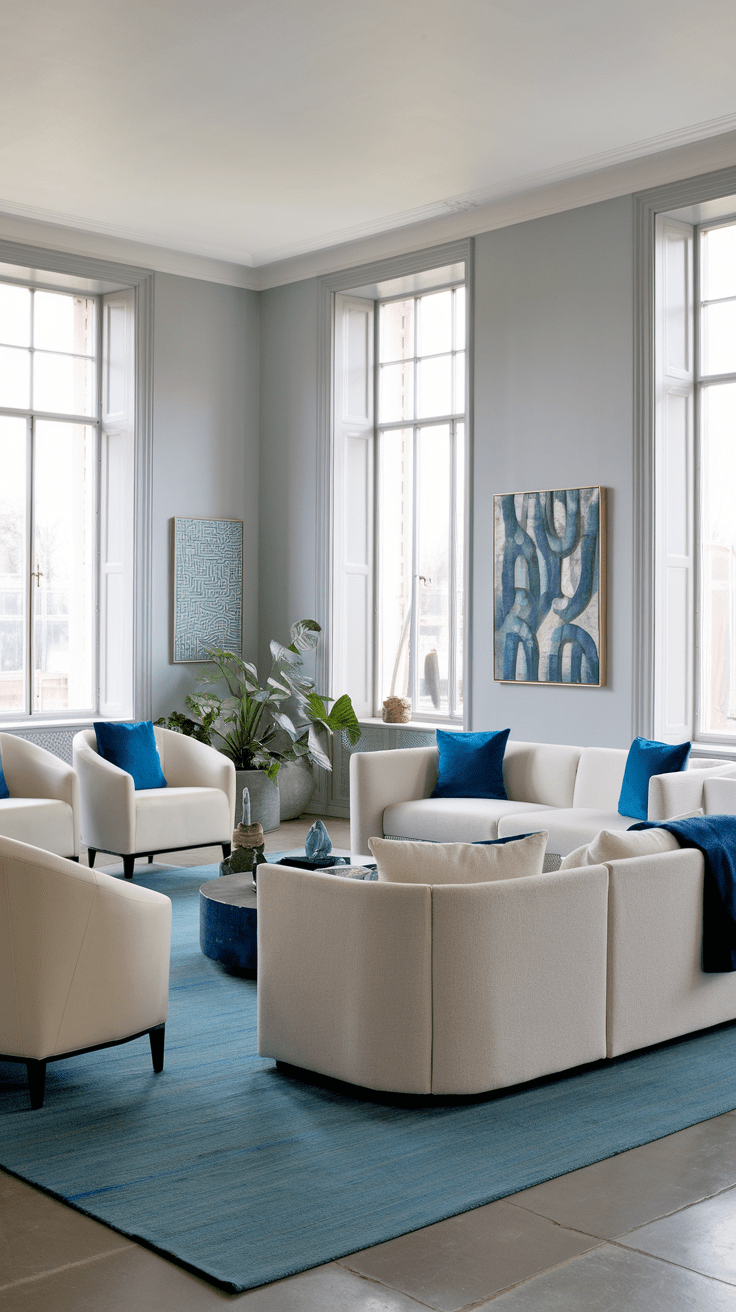22 Gray and Blue Living Room Ideas Modern Decor & Color Schemes