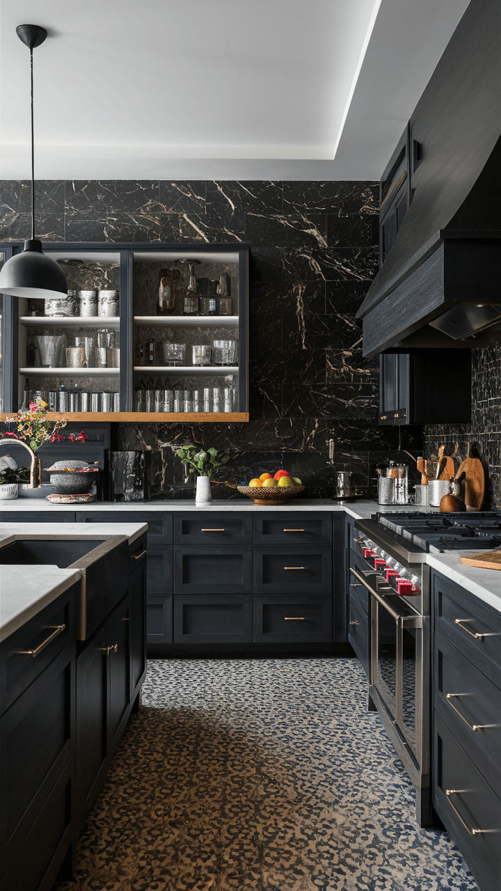 23 Dark Kitchen Ideas Aesthetic Dark Kitchen Design with